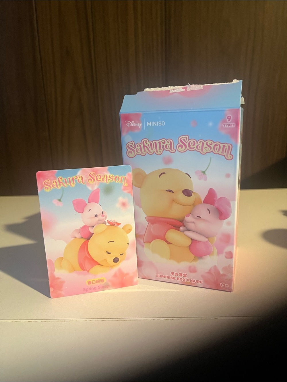 Miniso Disney Sakura Season Winnie The Pooh Confirmed Figure Spring Sleep Sealed